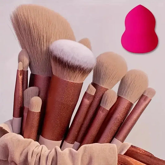 Makeup Brush Set Soft Fluffy Professional Cosmetic Foundation Powder