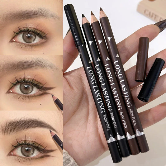 Eyeliner Eyebrow Pencil 2 In 1 Waterproof