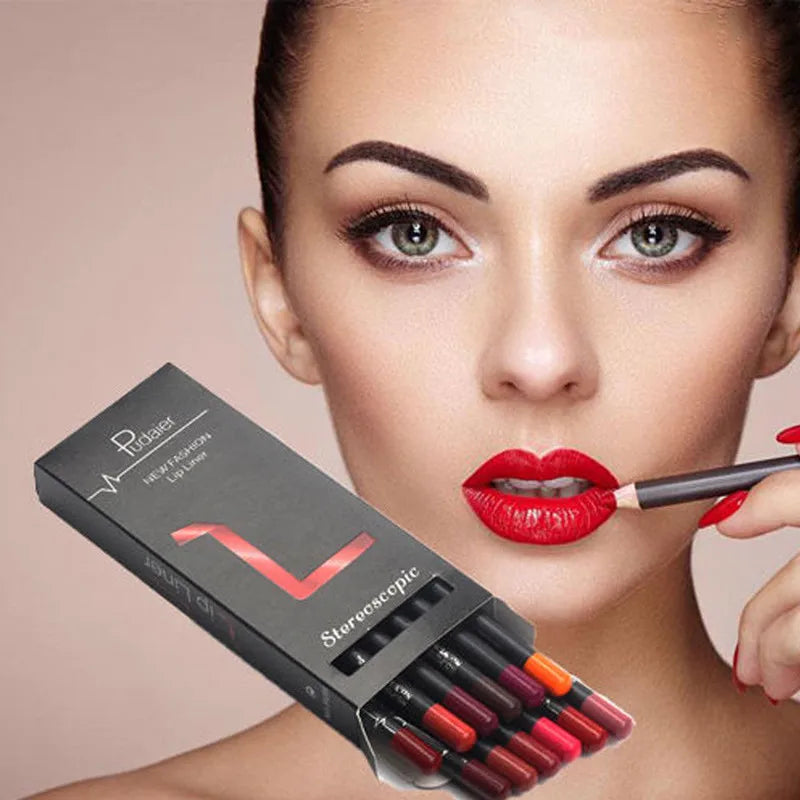 Waterproof Pencil Lipstick Set Pen