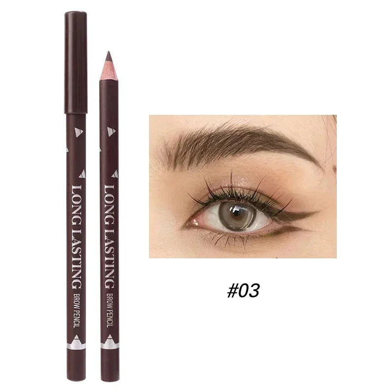 Eyeliner Eyebrow Pencil 2 In 1 Waterproof