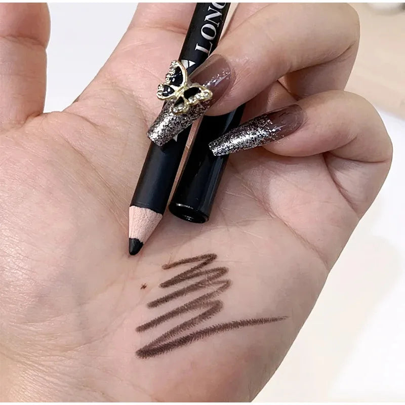 Eyeliner Eyebrow Pencil 2 In 1 Waterproof